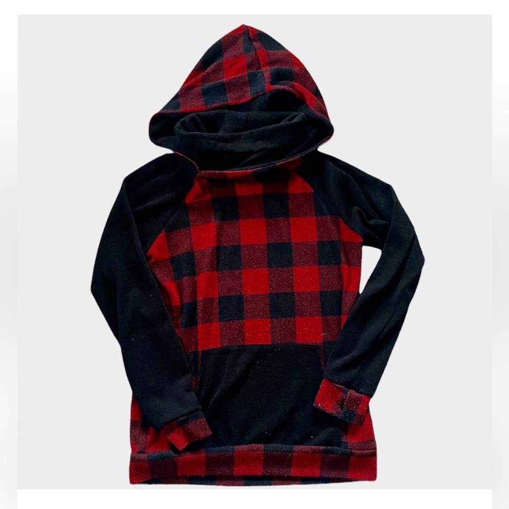 Buffalo Plaid Women’s Hooded Top